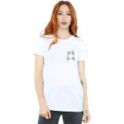 T-shirt Disney Aristocats Marie Backside Breast Print