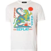 T-shirt Replay T-shirt graphique