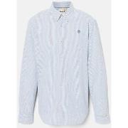 Chemise Timberland TB0A2DD6DK11 LS YD STRIPE SEER-CAPTAINS BLUE