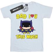 T-shirt enfant Dc Comics Batman Dad I Love You This Much
