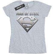 T-shirt Dc Comics Superman Man Of Steel Shield