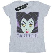 T-shirt Disney Maleficent Cropped Head