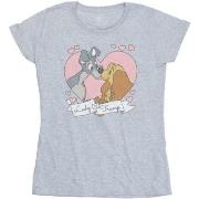 T-shirt Disney Lady And The Tramp Love