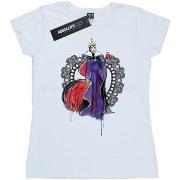 T-shirt Disney Villains Maleficent Sketch