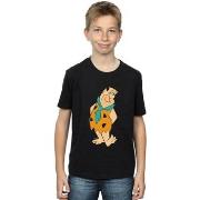 T-shirt enfant The Flintstones Fred Flintstone Kick