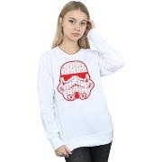 Sweat-shirt Disney Christmas Stormtrooper Helmet