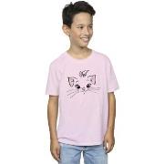 T-shirt enfant Disney Classics Marie Face Pocket