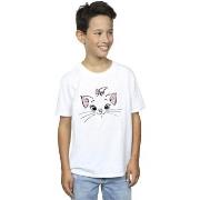 T-shirt enfant Disney Classics Marie Face Pocket