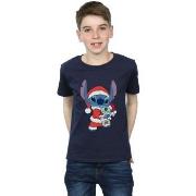 T-shirt enfant Disney Lilo And Stitch Stitch Christmas