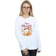 Sweat-shirt Disney Mulan Mushu Dragon Fire