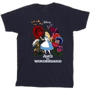 T-shirt Disney Alice In Wonderland Flowers