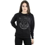 Sweat-shirt Disney The Last Jedi Resistance Logo Metallic