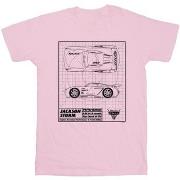 T-shirt enfant Disney Cars Jackson Storm Blueprint