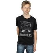 T-shirt enfant Disney Cars Jackson Storm Blueprint