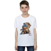 T-shirt enfant Disney Beauty And The Beast Beast Sketch