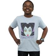 T-shirt enfant Disney Maleficent Cropped Head