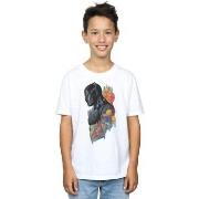 T-shirt enfant Marvel Black Panther Profile