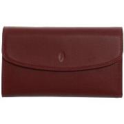 Portefeuille Francinel Compagnon en cuir ref_27548 Rouge 19*12*3