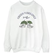 Sweat-shirt Disney Chip 'n Dale Green Vibes Only