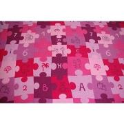 Tapis Rugsx Tapis enfant PUZZLES violet 200x350 cm