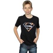 T-shirt enfant Dc Comics Superman Floral Logo 2