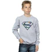 Sweat-shirt enfant Dc Comics Superman Floral Logo 1