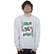 Sweat-shirt Dc Comics Chibi Joker Playing Card