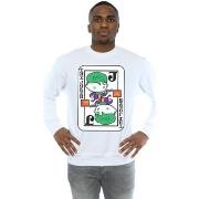 Sweat-shirt Dc Comics Chibi Joker Playing Card