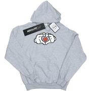 Sweat-shirt Disney Mickey Mouse Heart Hands