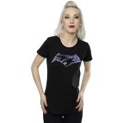 T-shirt Dc Comics Batman v Superman Battle Silhouette