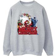 Sweat-shirt Dc Comics Batman Merry Christmas Comic