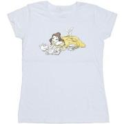 T-shirt Disney Beauty And The Beast Belle Reading