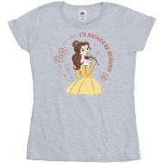 T-shirt Disney Beauty And The Beast I'd Rather Be Reading