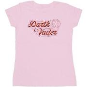 T-shirt Disney Obi-Wan Kenobi Darth Vader Ribbon Font