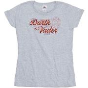 T-shirt Disney Obi-Wan Kenobi Darth Vader Ribbon Font