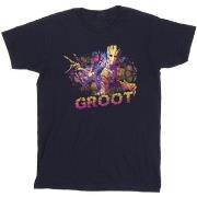 T-shirt enfant Marvel Guardians Of The Galaxy Abstract Groot