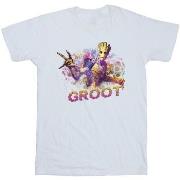 T-shirt enfant Marvel Guardians Of The Galaxy Abstract Groot