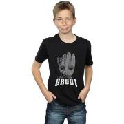 T-shirt enfant Marvel Guardians Of The Galaxy Groot Face