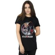 T-shirt Marvel Black Widow Movie Vintage Circle