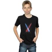 T-shirt enfant Disney Crossed Lightsabres
