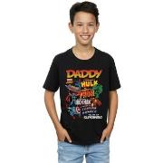 T-shirt enfant Marvel Our Dad Superhero