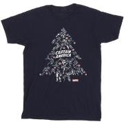 T-shirt enfant Marvel Captain America Christmas Tree