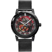 Montre Pierre Lannier AUTOMATIC Cadran Noir Bracelet Acier milanais No...