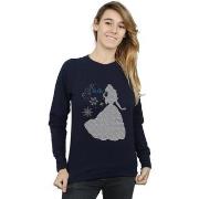 Sweat-shirt Disney Belle Christmas Silhouette