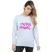 Sweat-shirt Marvel Captain Spray Text