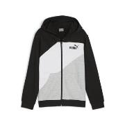 Sweat-shirt enfant Puma PUMA POWER COLORBLOCK FULL-ZIP HOODIE