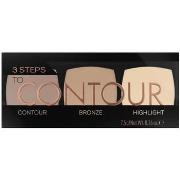 Palettes maquillage yeux Catrice Palette Contouring 3 Steps To Contour