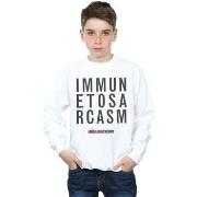 Sweat-shirt enfant The Big Bang Theory Immune To Sarcasm