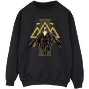 Sweat-shirt Dc Comics Black Adam Rising Golden Symbols