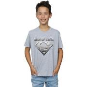 T-shirt enfant Dc Comics Superman Man Of Steel Shield